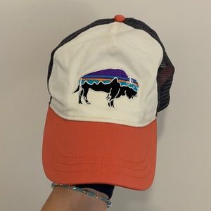 Patagonia baseball hat.